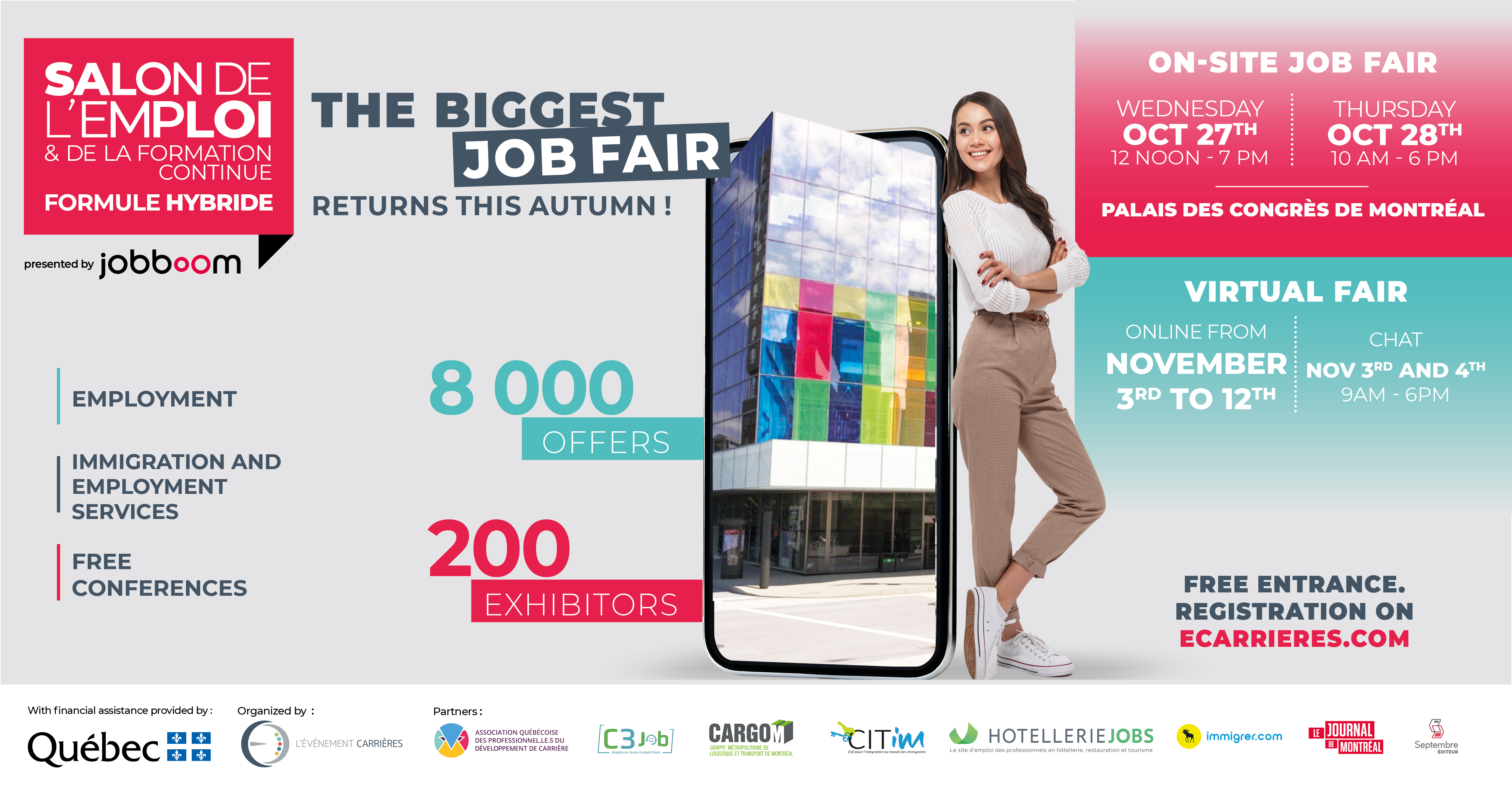 The Biggest Job Fair in Montreal is Coming Back On Site and In